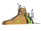 Игровой комплекс для детской площадки в виде подводной лодки Наутилус - 6