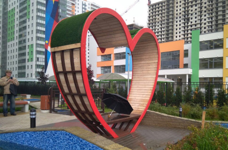 Скамейка для селфи «Сердце». Фото 3